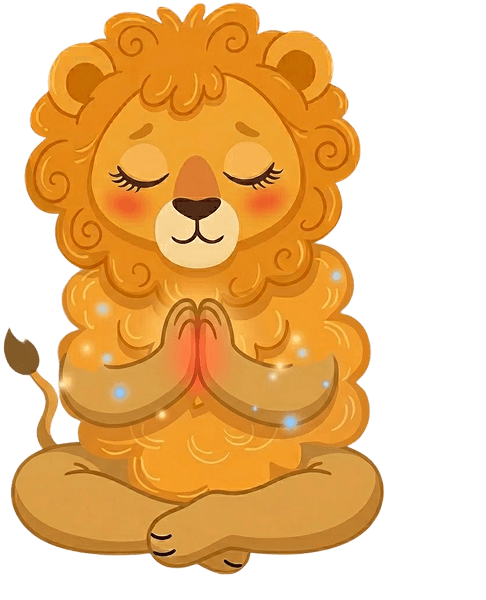 BibleFocus mascot praying